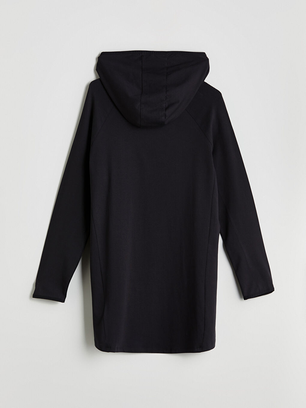 Siyah Kapüşonlu Kadın Tunik-5