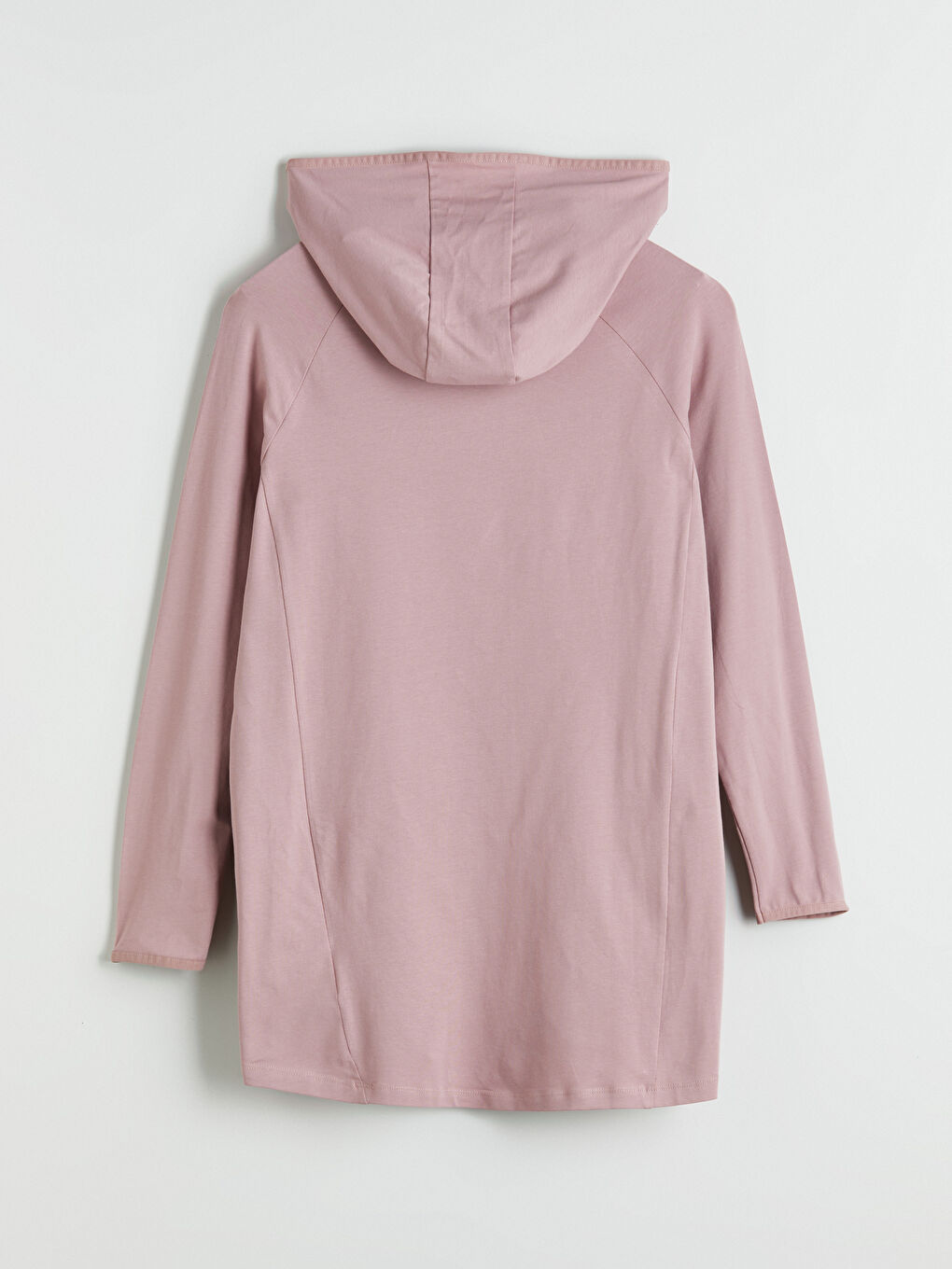 Pembe Kapüşonlu Kadın Tunik-5