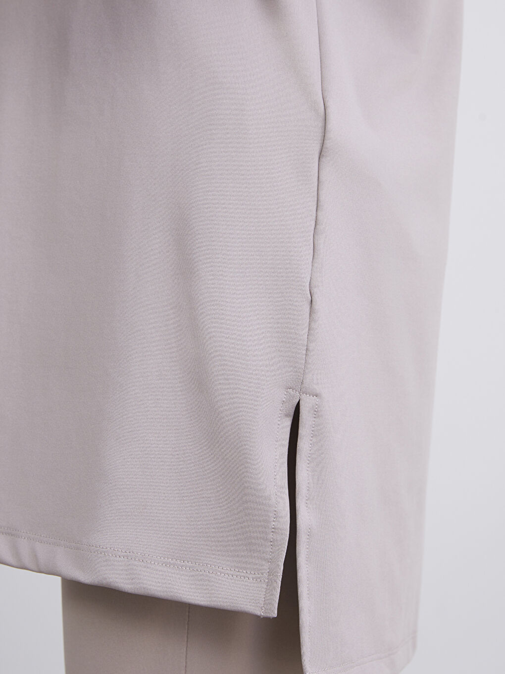 Kahverengi Dik Yaka Kadın Tunik-2