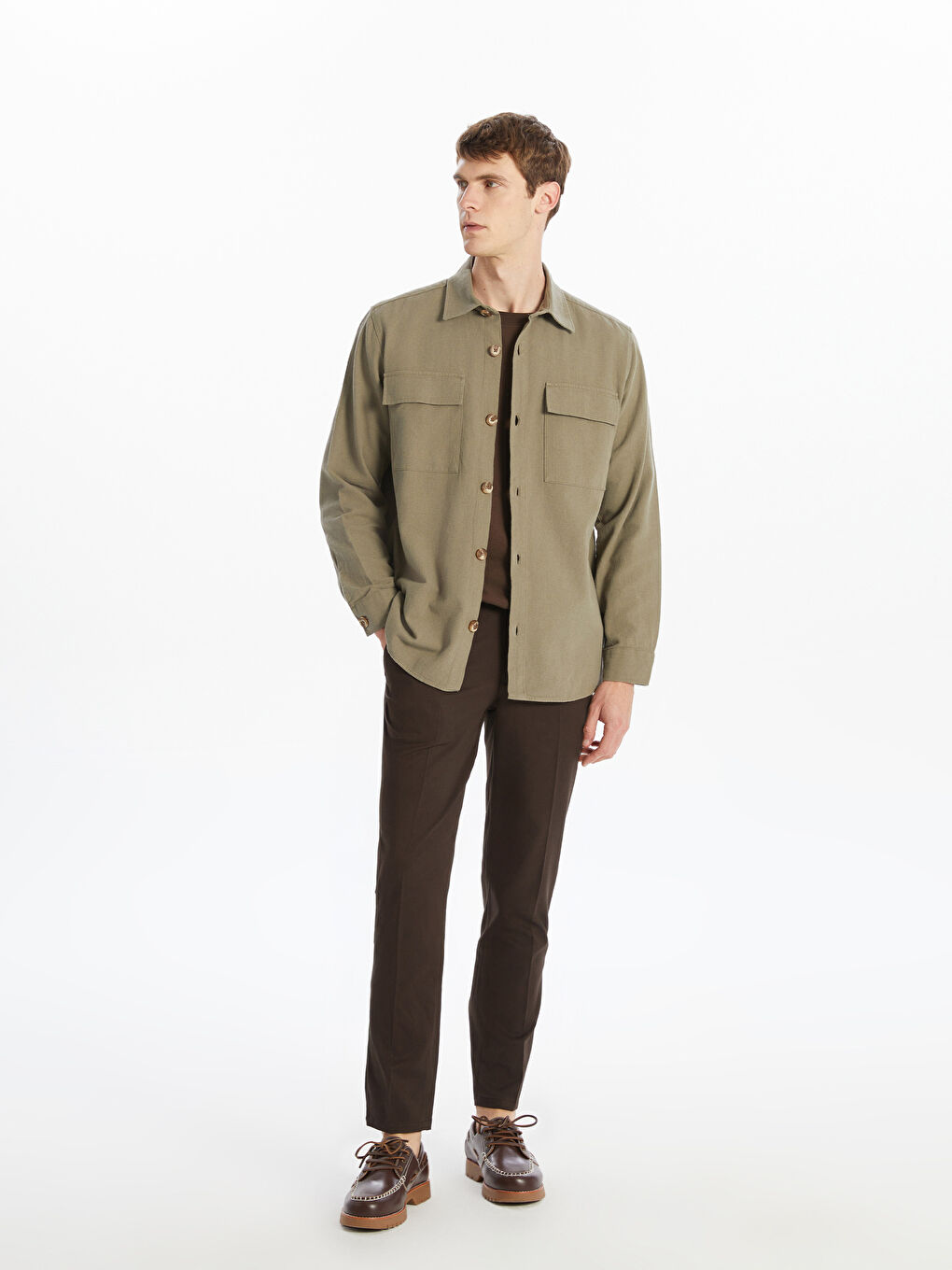 Standard Fit Men's Trousers -S5OM09Z8-CT9