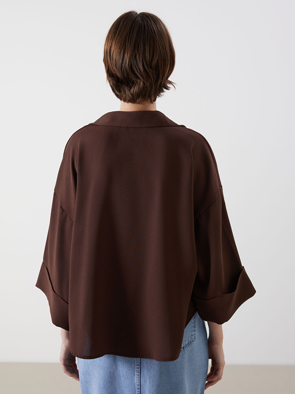 LCW Vision Oversize Women's Shirt -S5OM10Z8-ESJ