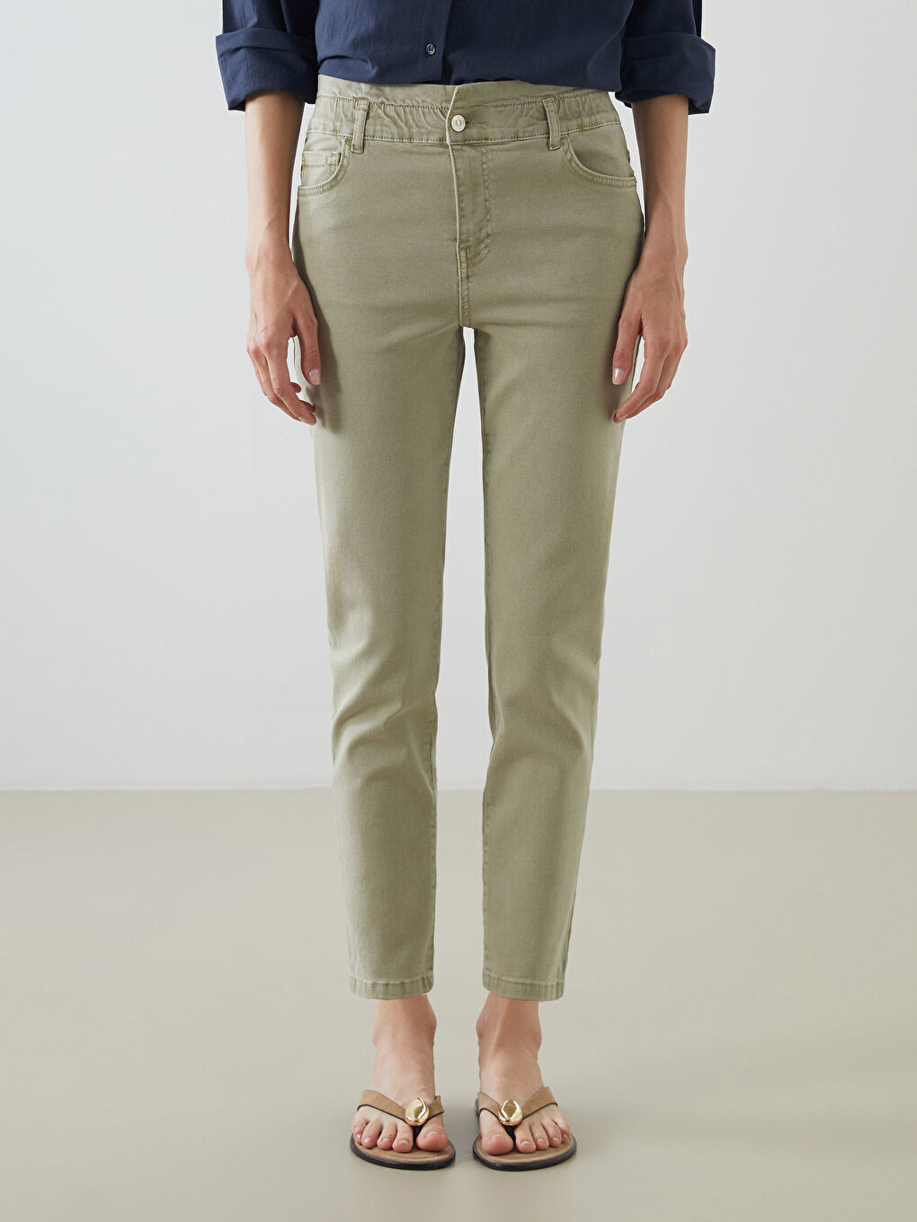LCWAIKIKI Classic Slim Mom Women's Jeans -S5OM12Z8-GHY