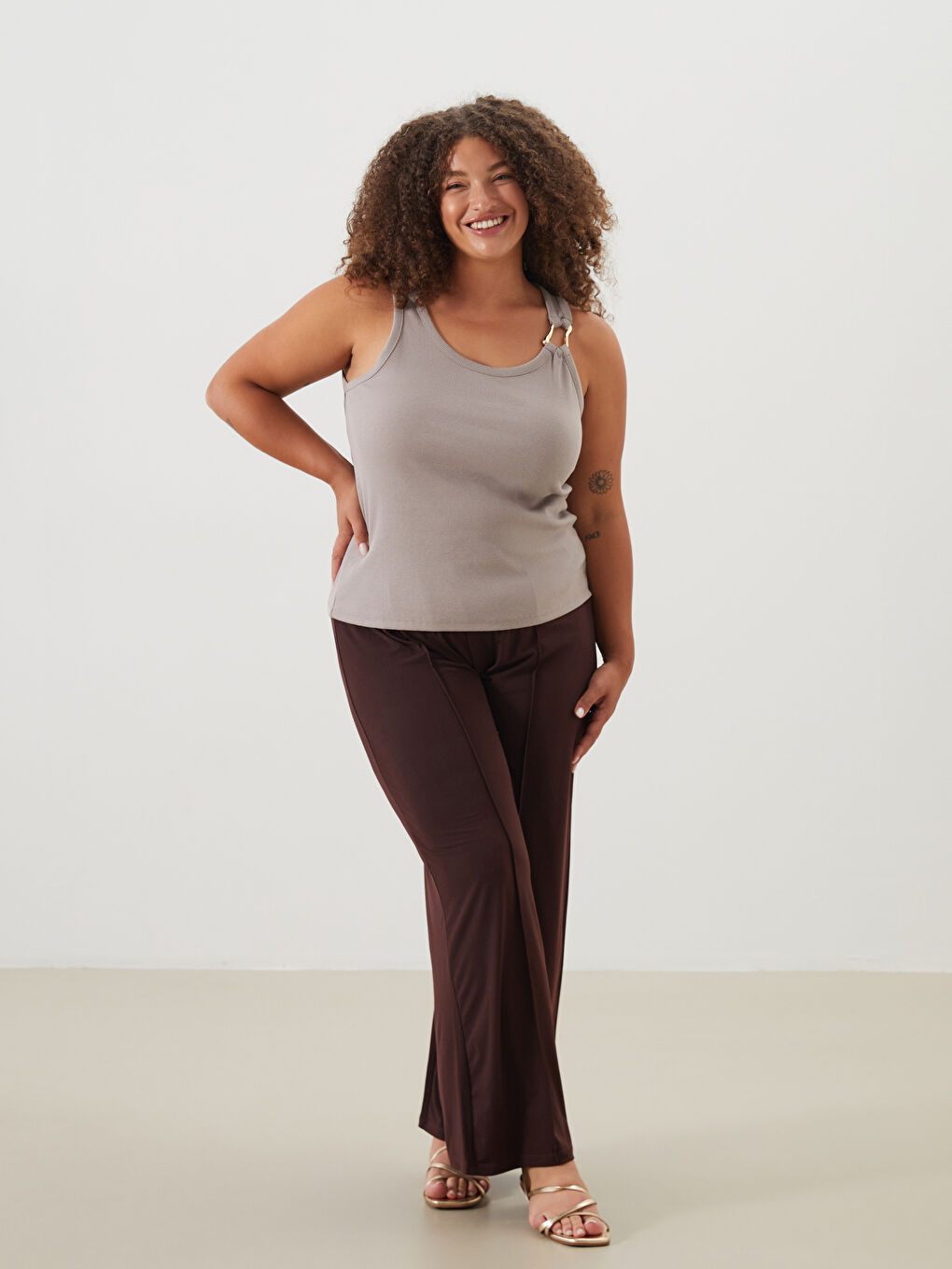 U Neck Women's Tank Top -S5OM24Z8-GQF