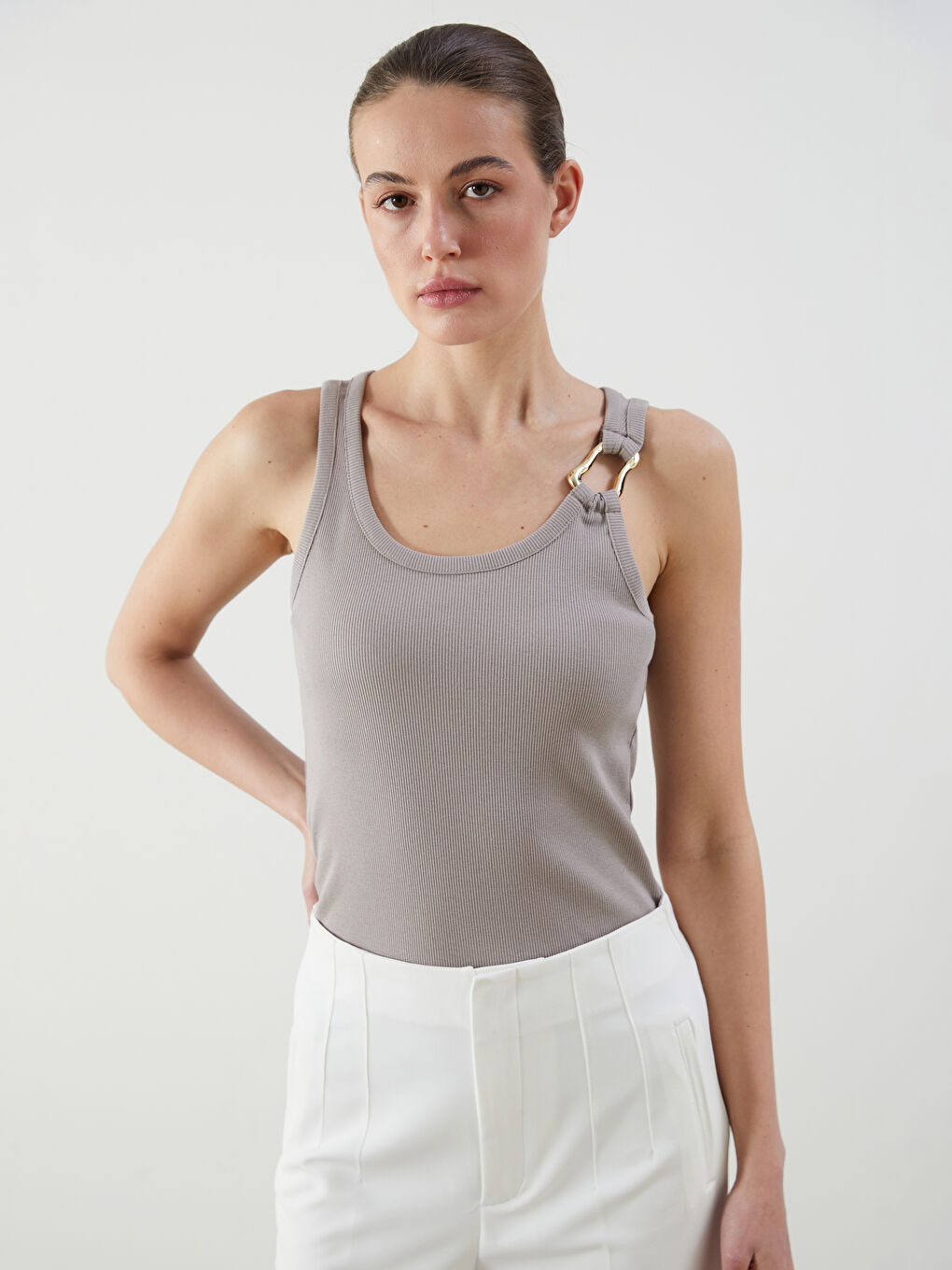 U Neck Women's Tank Top -S5OM24Z8-GQF