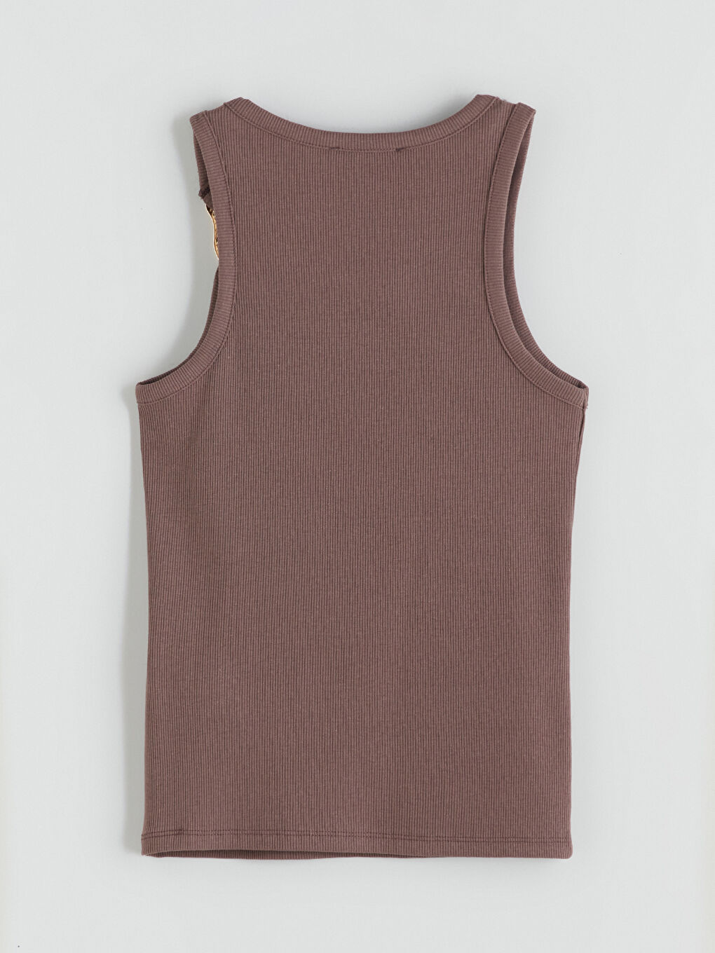 Kahverengi U Yaka Kadın Atlet-5