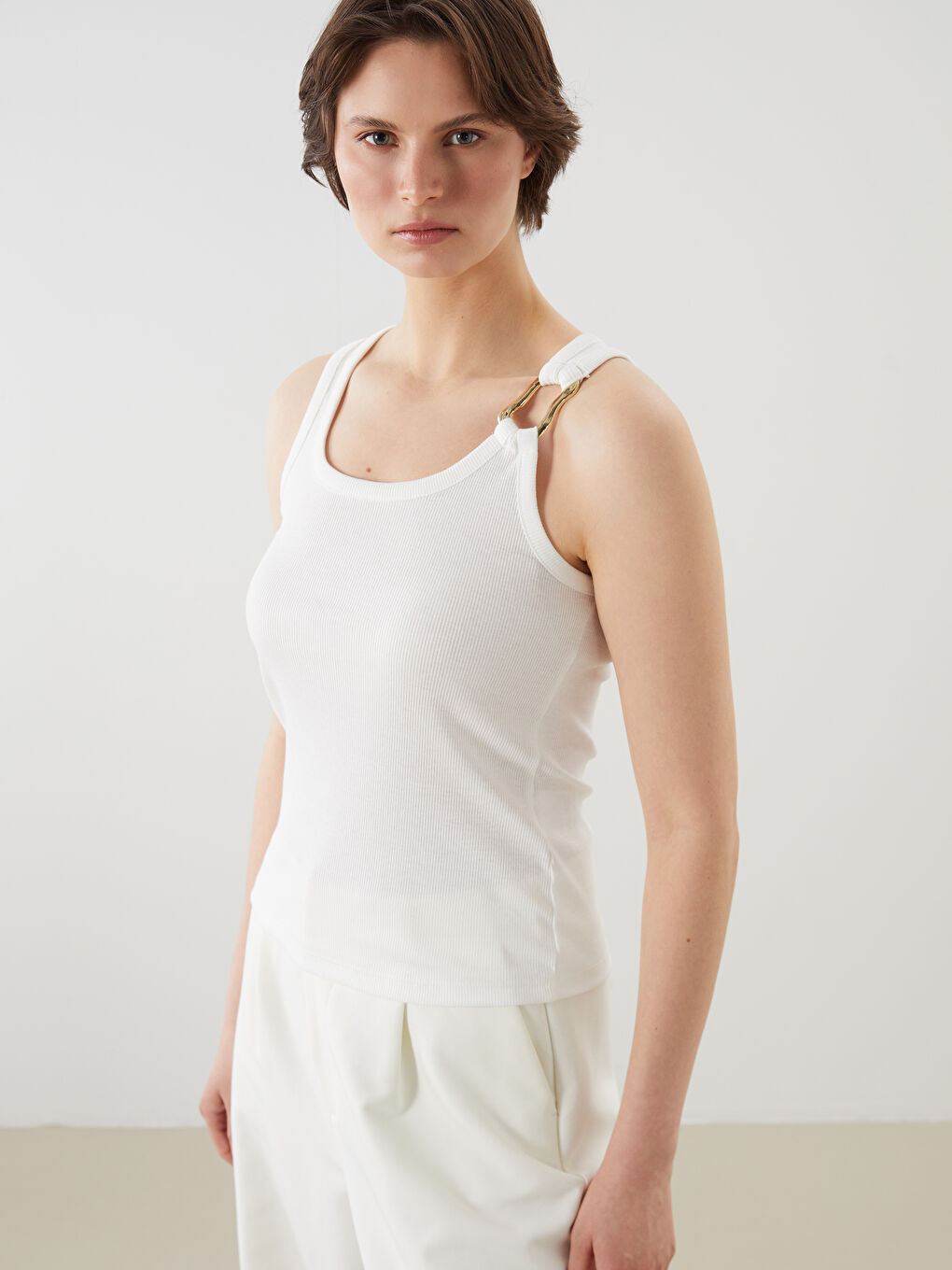 U Neck Women's Tank Top -S5OM24Z8-R9J