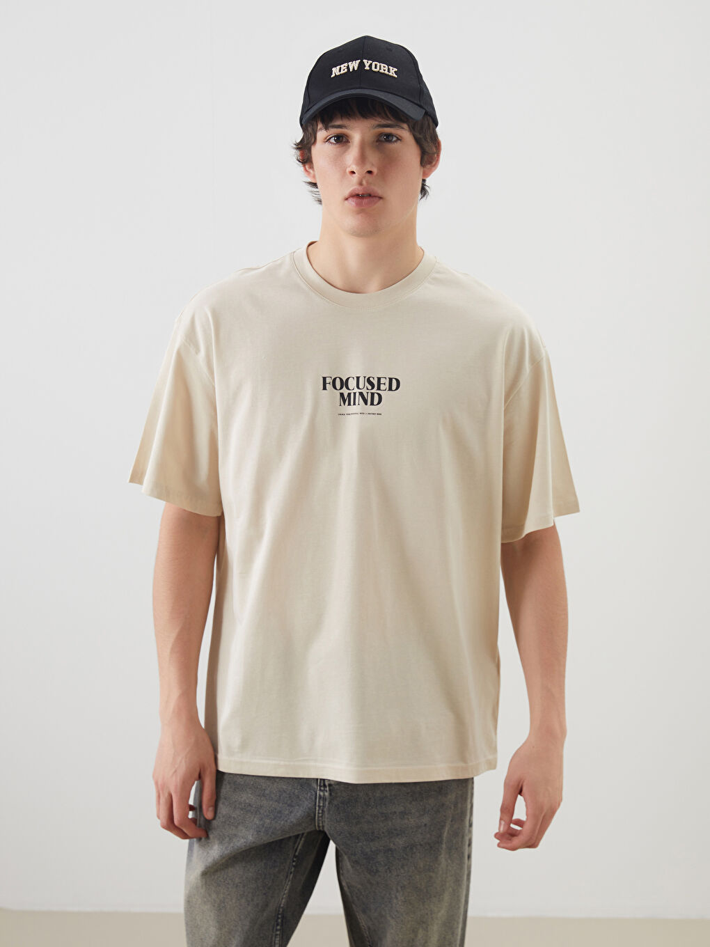 XSIDE Crew Neck Printed Jersey Men's T-Shirt -S5OM26Z8-GHQ