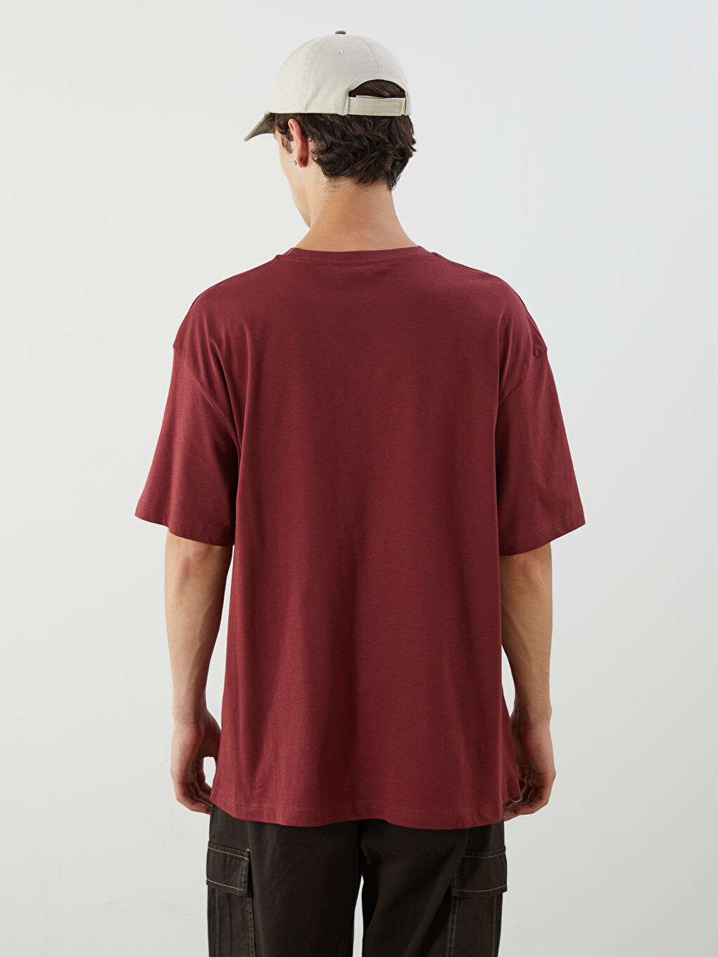 XSIDE Crew Neck Printed Jersey Men's T-Shirt -S5OM26Z8-PLW