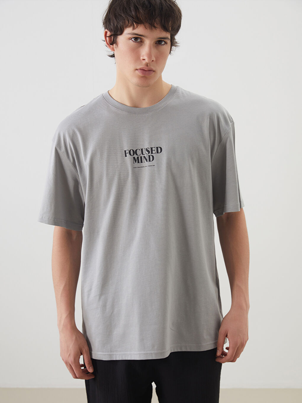 XSIDE Crew Neck Printed Jersey Men's T-Shirt -S5OM26Z8-R10