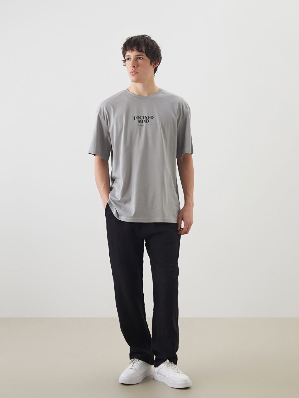 XSIDE Crew Neck Printed Jersey Men's T-Shirt -S5OM26Z8-R10