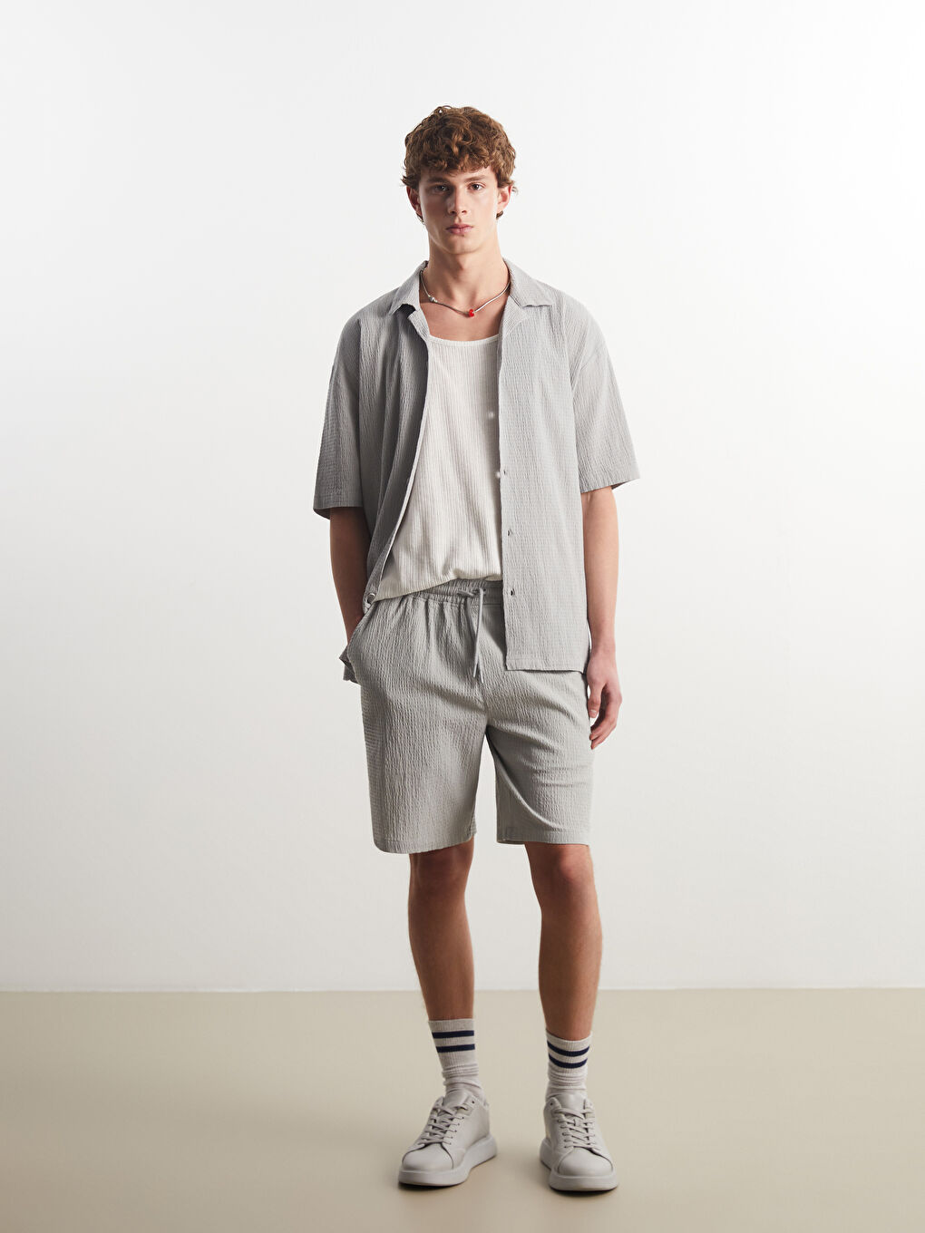 XSIDE Man GREEN Shorts -S5OM36Z8-YQV