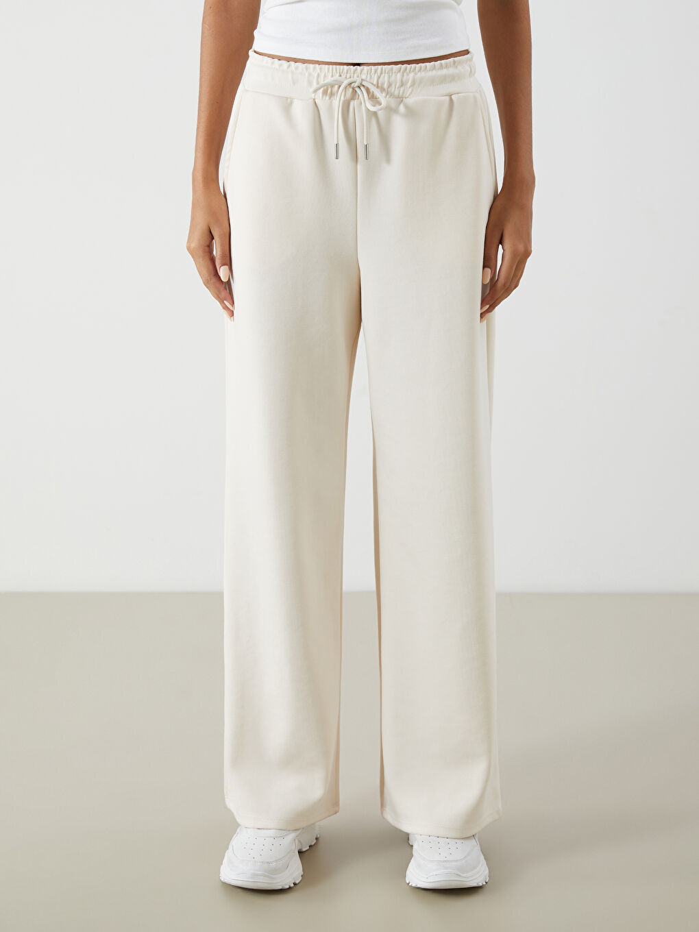 Women's Sweatpants with Elastic Waist -S5OM44Z8-R9J