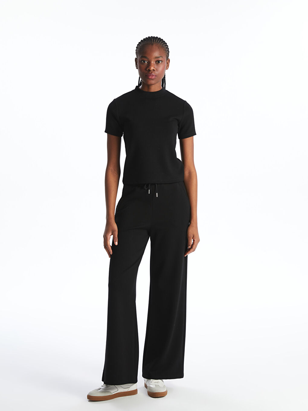 Women's Sweatpants with Elastic Waist -S5OM44Z8-CVL