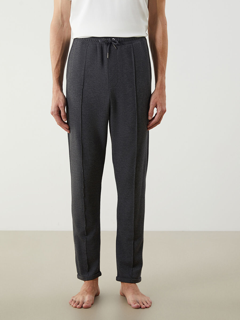 LC WAIKIKI Antrasit Slim Fit Erkek Pijama Altı - 1