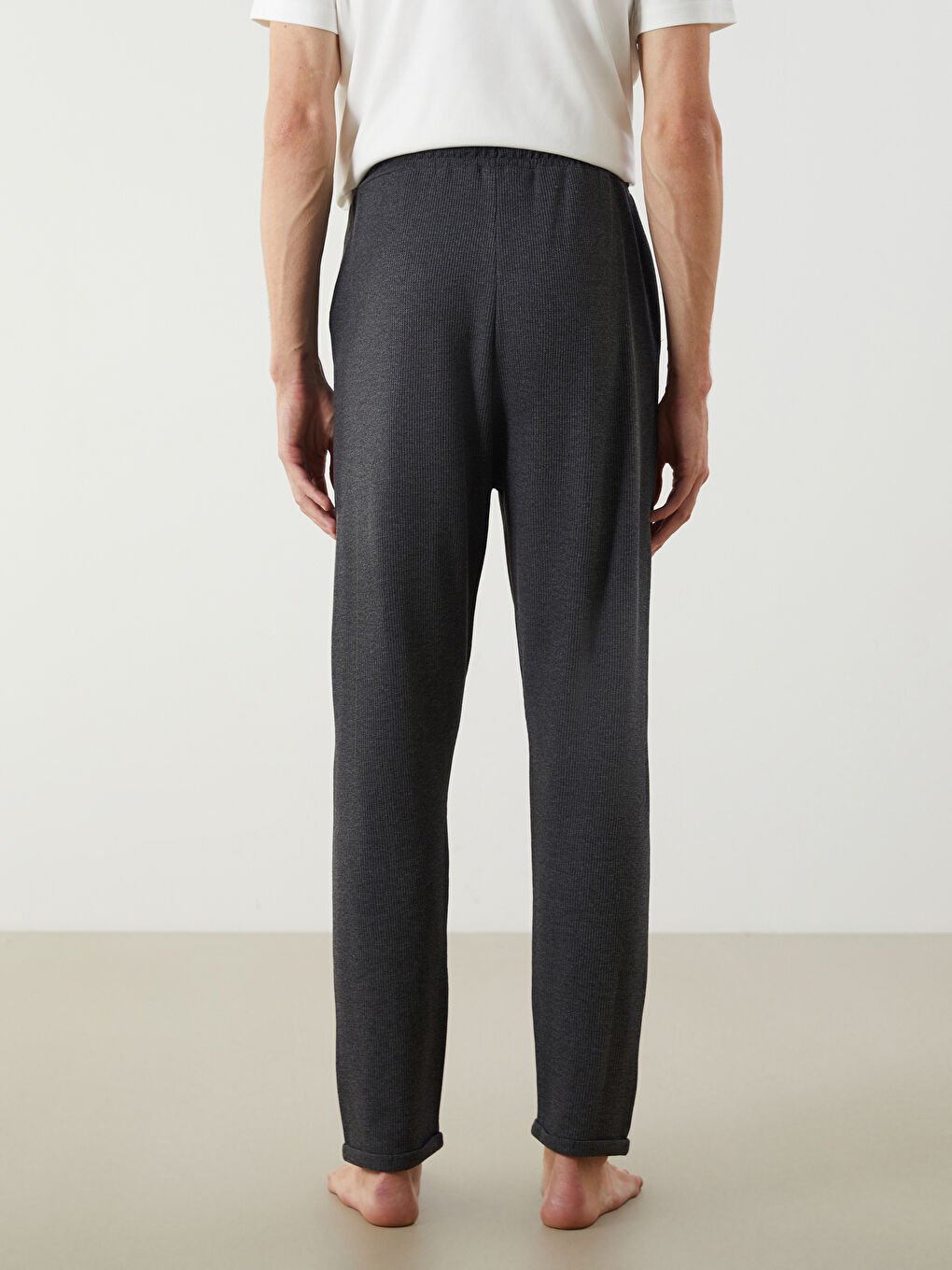 LC WAIKIKI Antrasit Slim Fit Erkek Pijama Altı - 3