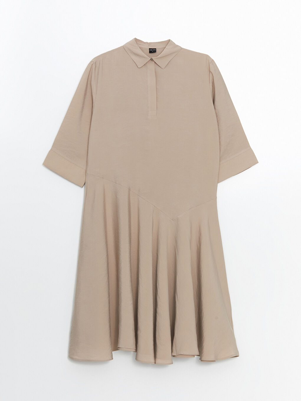 Shirt Collar Young Girl Dress-4