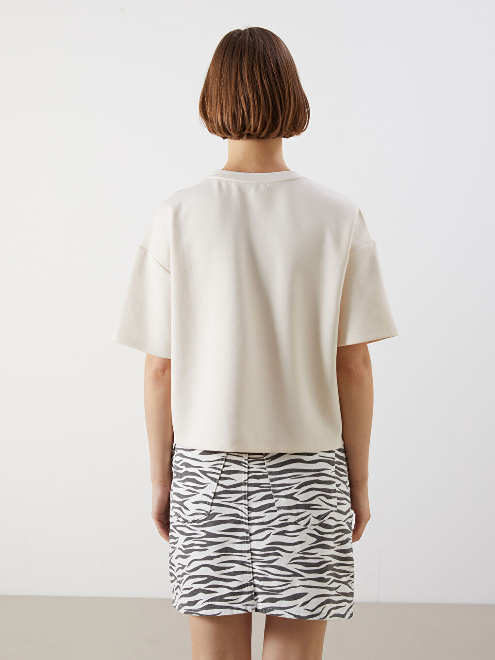 Crew Neck Oversize Women's T-Shirt -S5OM57Z8-R9J