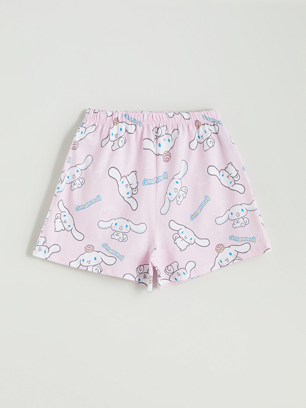 Pembe Cinnamoroll Baskılı Kız Çocuk Pijama Şort
