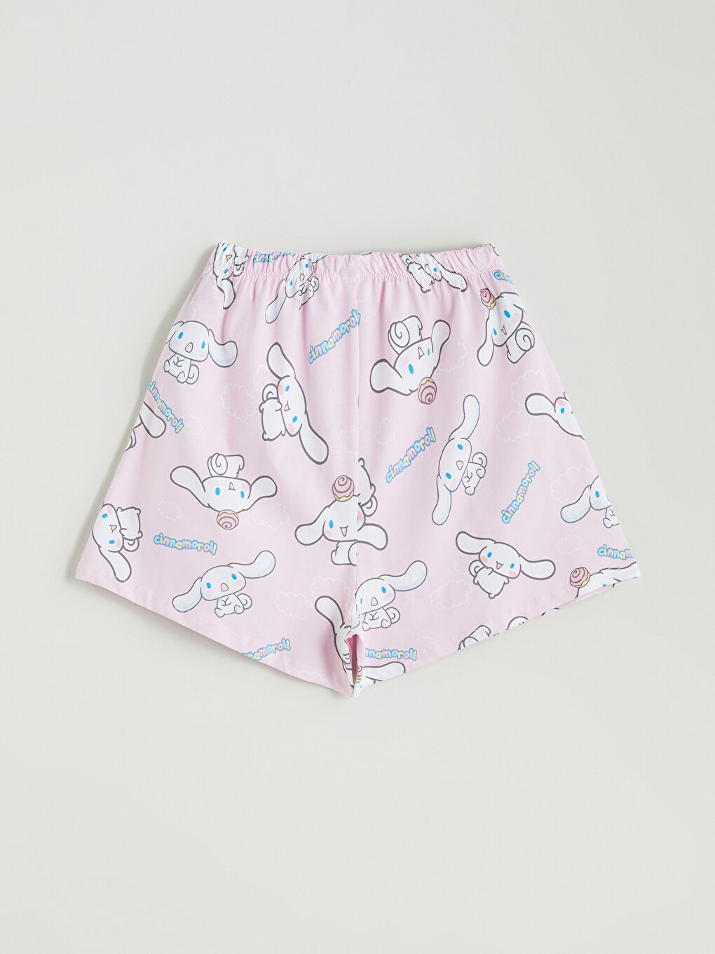 Pembe Cinnamoroll Baskılı Kız Çocuk Pijama Şort-2