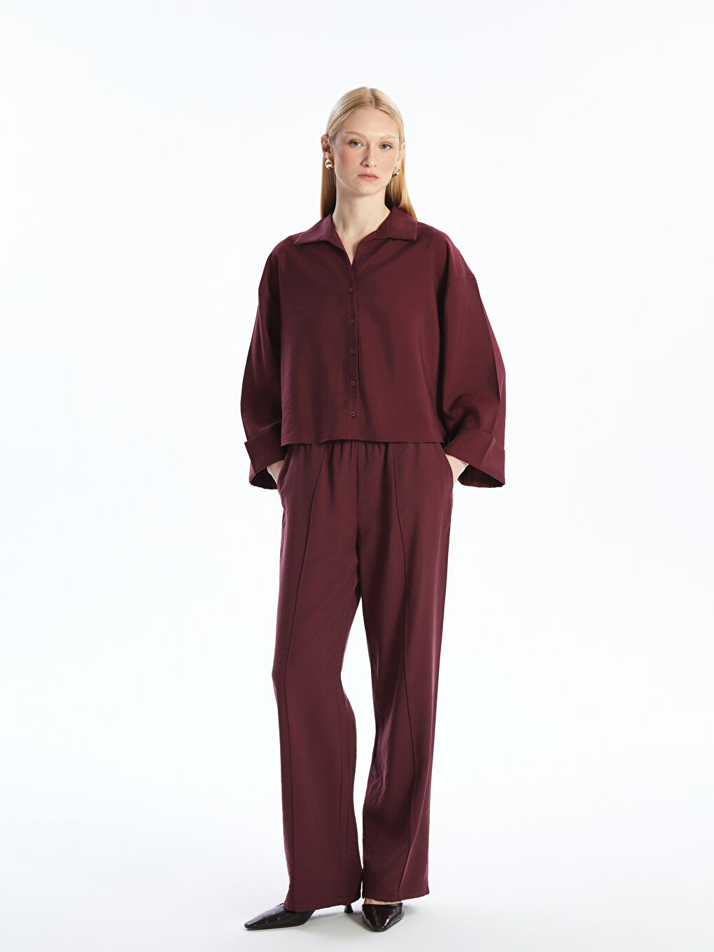 LCW Vision Elasticated Waist Women's Trousers -S5OM97Z8-YHR