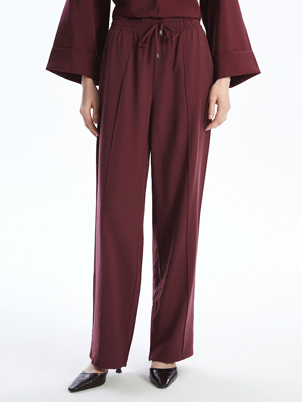 LCW Vision Elasticated Waist Women's Trousers -S5OM97Z8-YHR