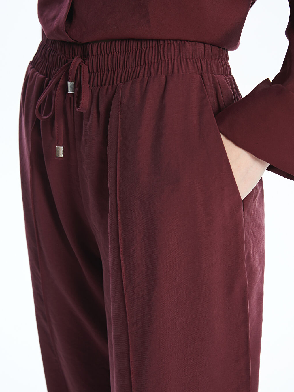 LCW Vision Elasticated Waist Women's Trousers -S5OM97Z8-YHR
