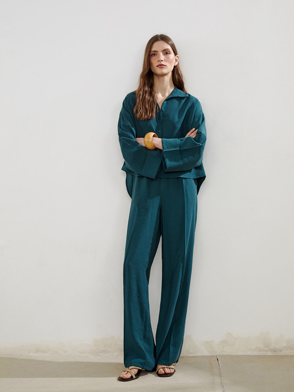 LCW Vision Elasticated Waist Women's Trousers -S5OM97Z8-ZMN