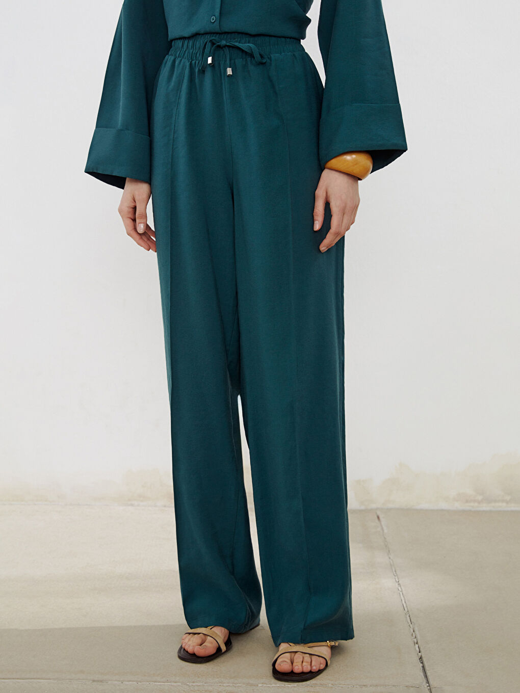 LCW Vision Elasticated Waist Women's Trousers -S5OM97Z8-ZMN
