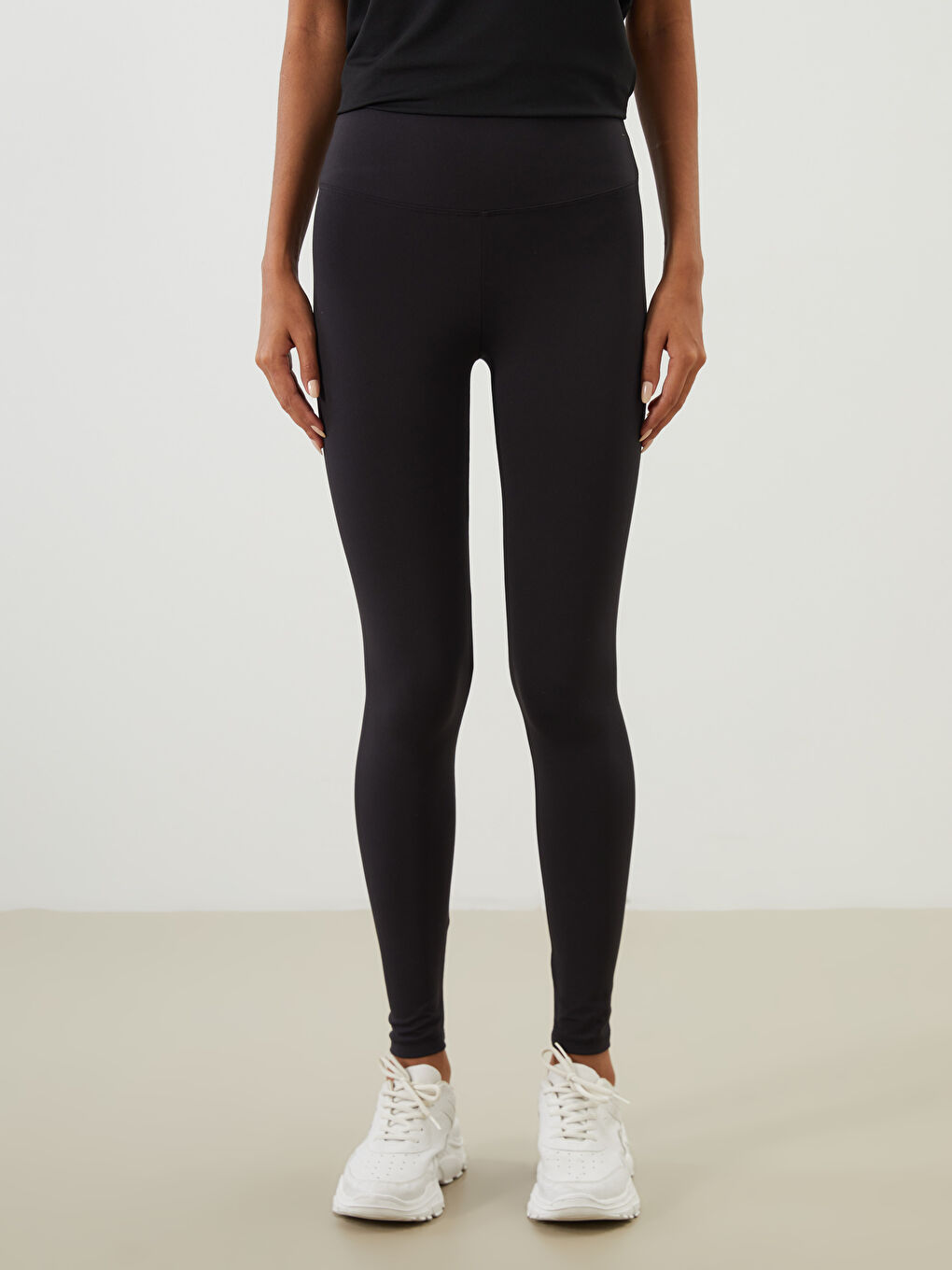 Elasticated Waist Women's Sports Leggings -S5ON06Z8-CVL