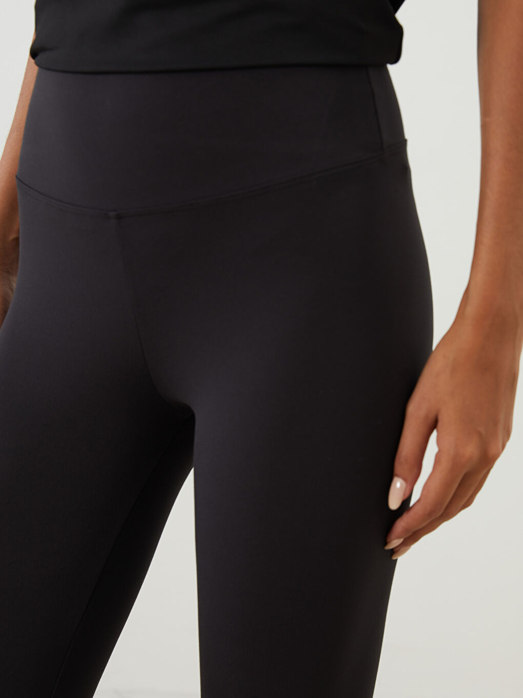 Elasticated Waist Women's Sports Leggings -S5ON06Z8-CVL