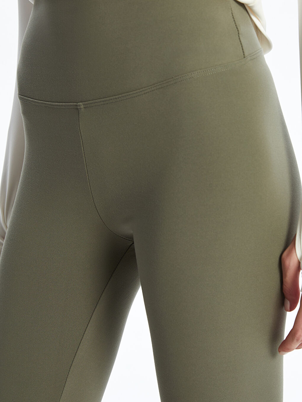 XSIDE ACTIVE Elasticated Waist Women's Sports Leggings -S5ON06Z8-PNH