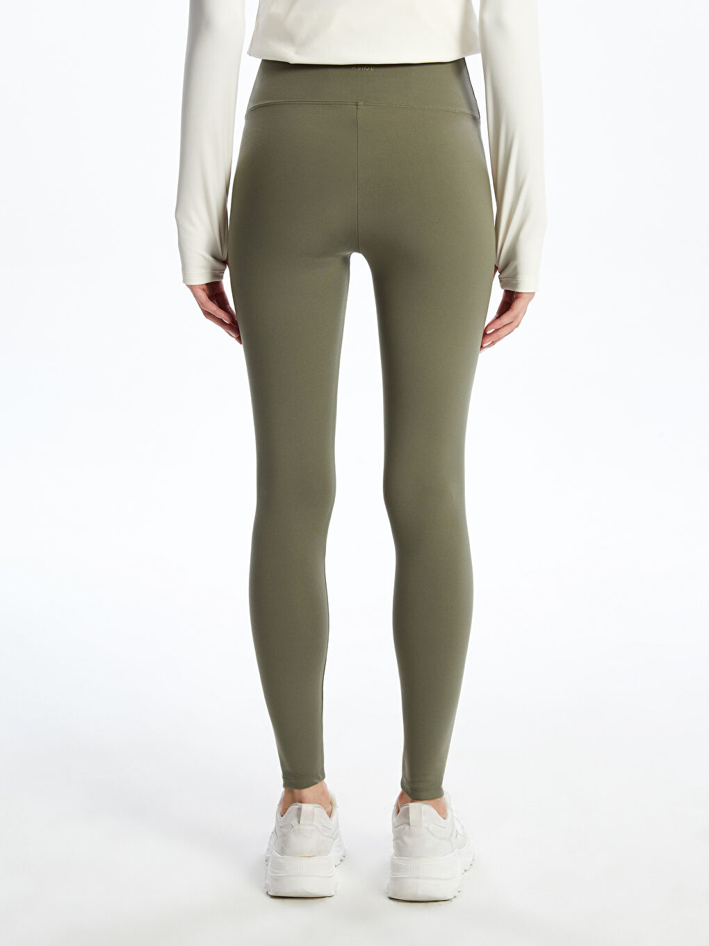 XSIDE ACTIVE Elasticated Waist Women's Sports Leggings -S5ON06Z8-PNH