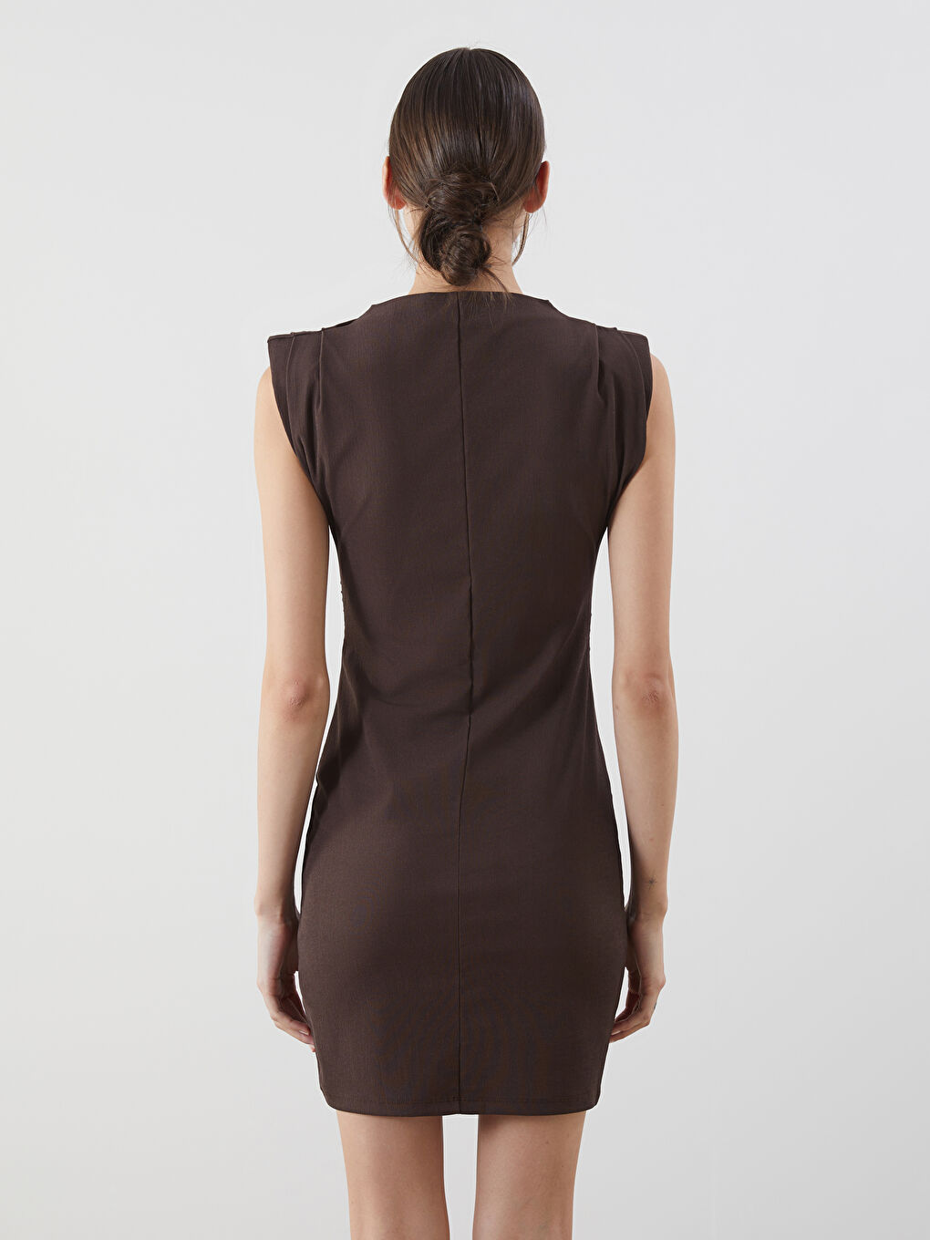 Woman BROWN Dress -S5ON80Z8-CT9