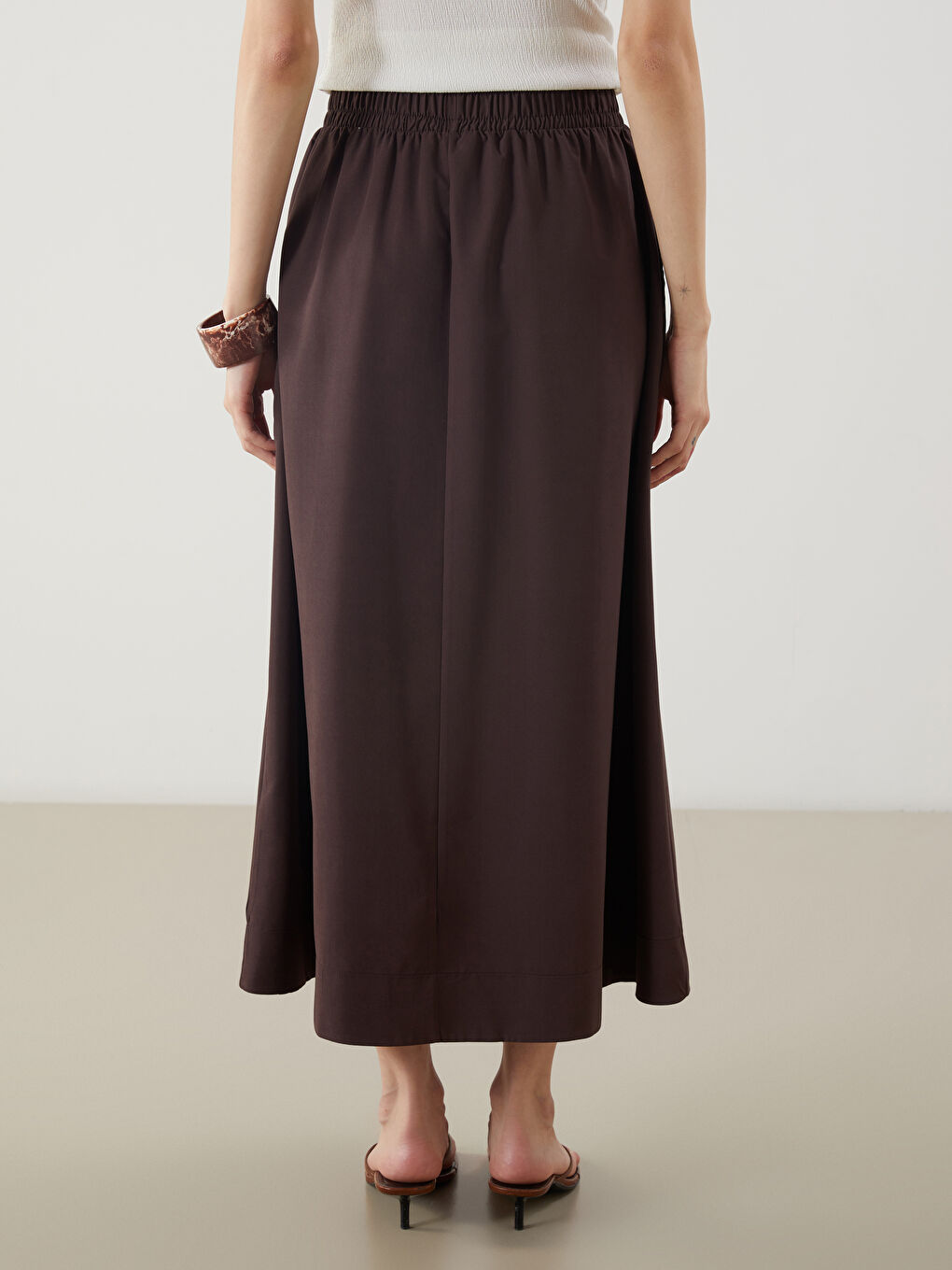 Elasticated Waist A-Line Skirt -S5ON83Z8-CT9