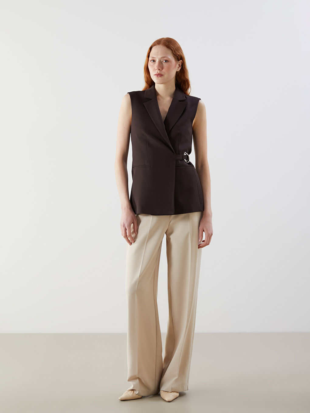 Jacket Collar Women's Classic Vest -S5ON88Z8-CT9