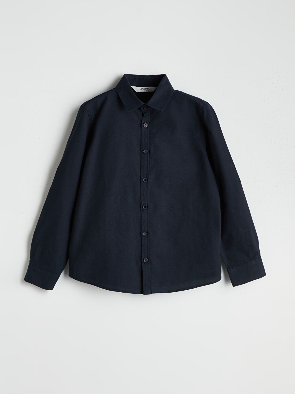 Lacivert Basic Erkek Çocuk Gömlek-1