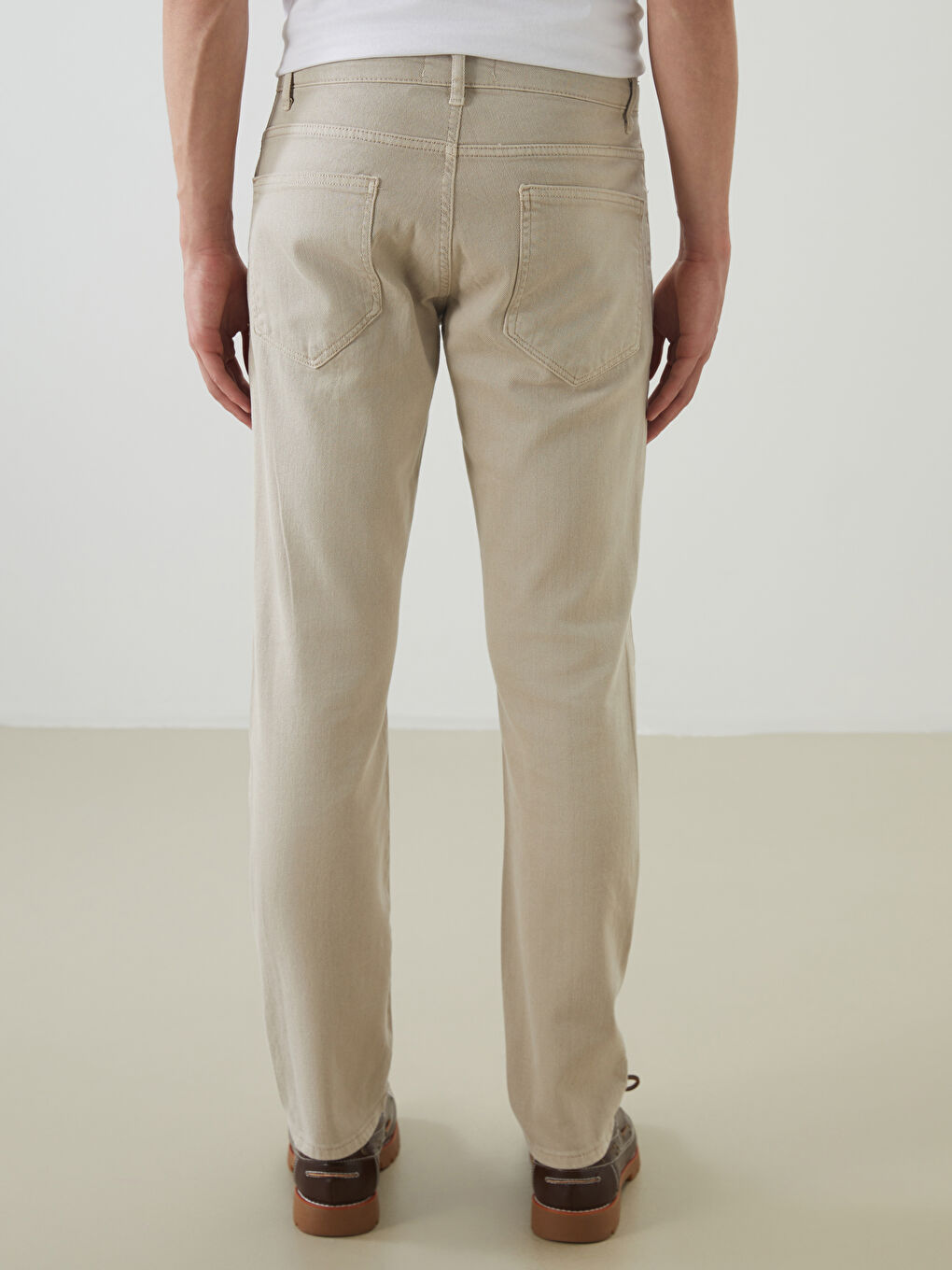 Bej 750 Slim Fit Erkek Jean Pantolon-3