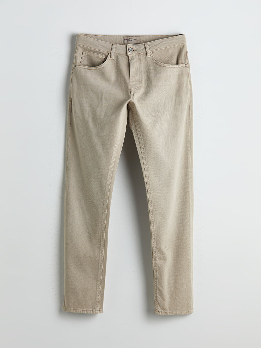 Bej 750 Slim Fit Erkek Jean Pantolon-4