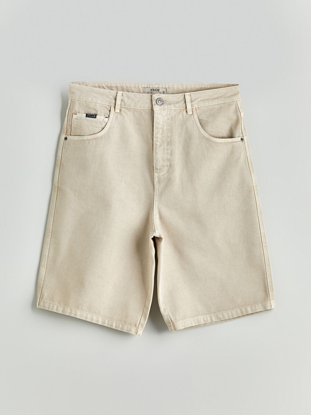 Regular Fit Gabardine Men's Shorts -S5OO22Z8-HZZ