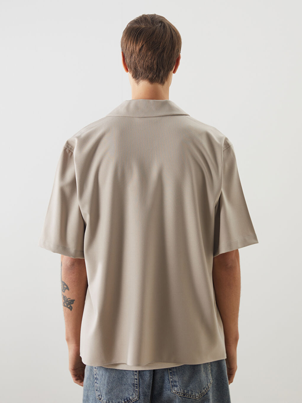 Comfortable Fit Short Sleeved Men's Shirt -S5OO27Z8-J00