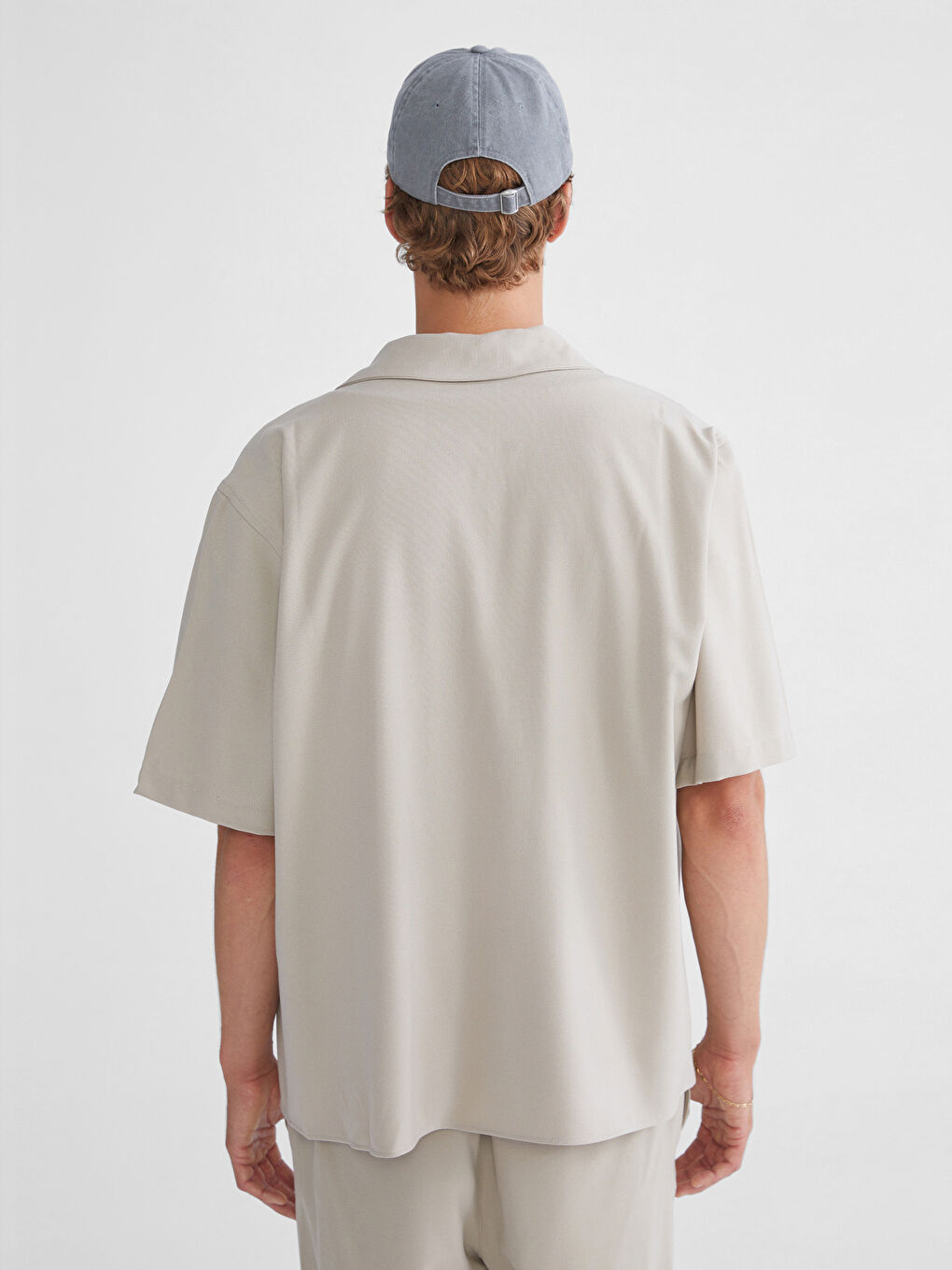 Relaxed Fit Short Sleeve Men's Shirt-6