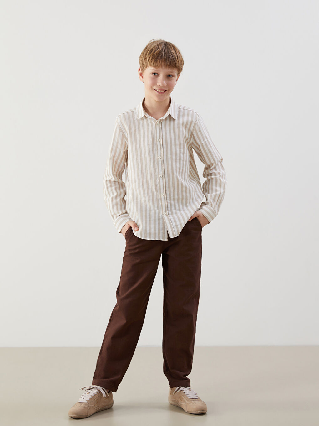 LCW Kids Elasticated Waist Boys' Trousers -S5OO28Z4-L0C