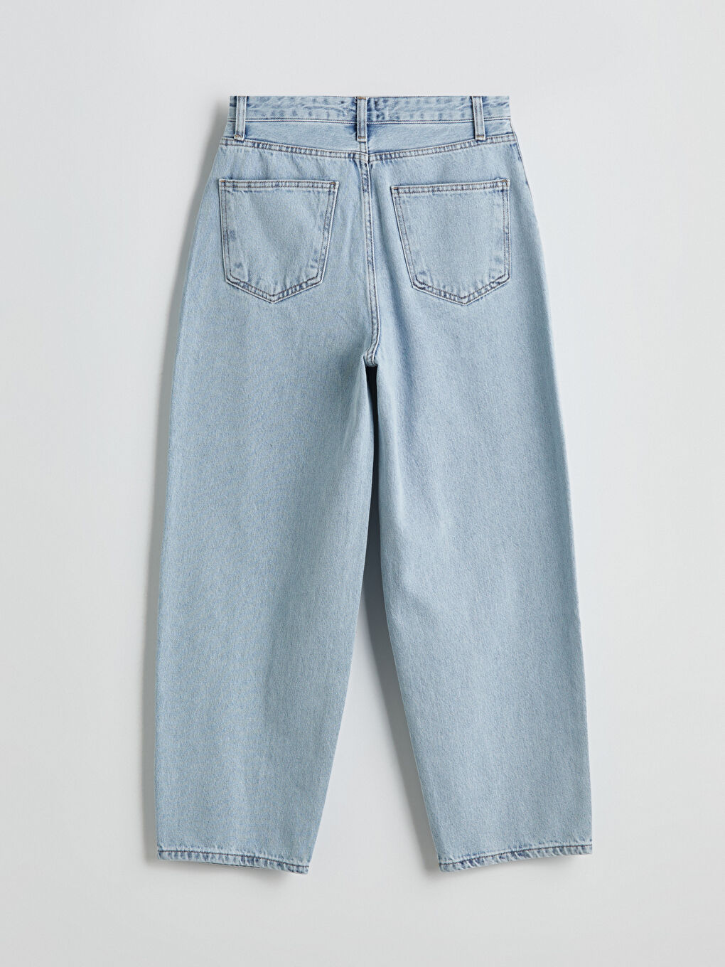 XSIDE Mavi Baggy Fit Kadın Jean Pantolon - 5