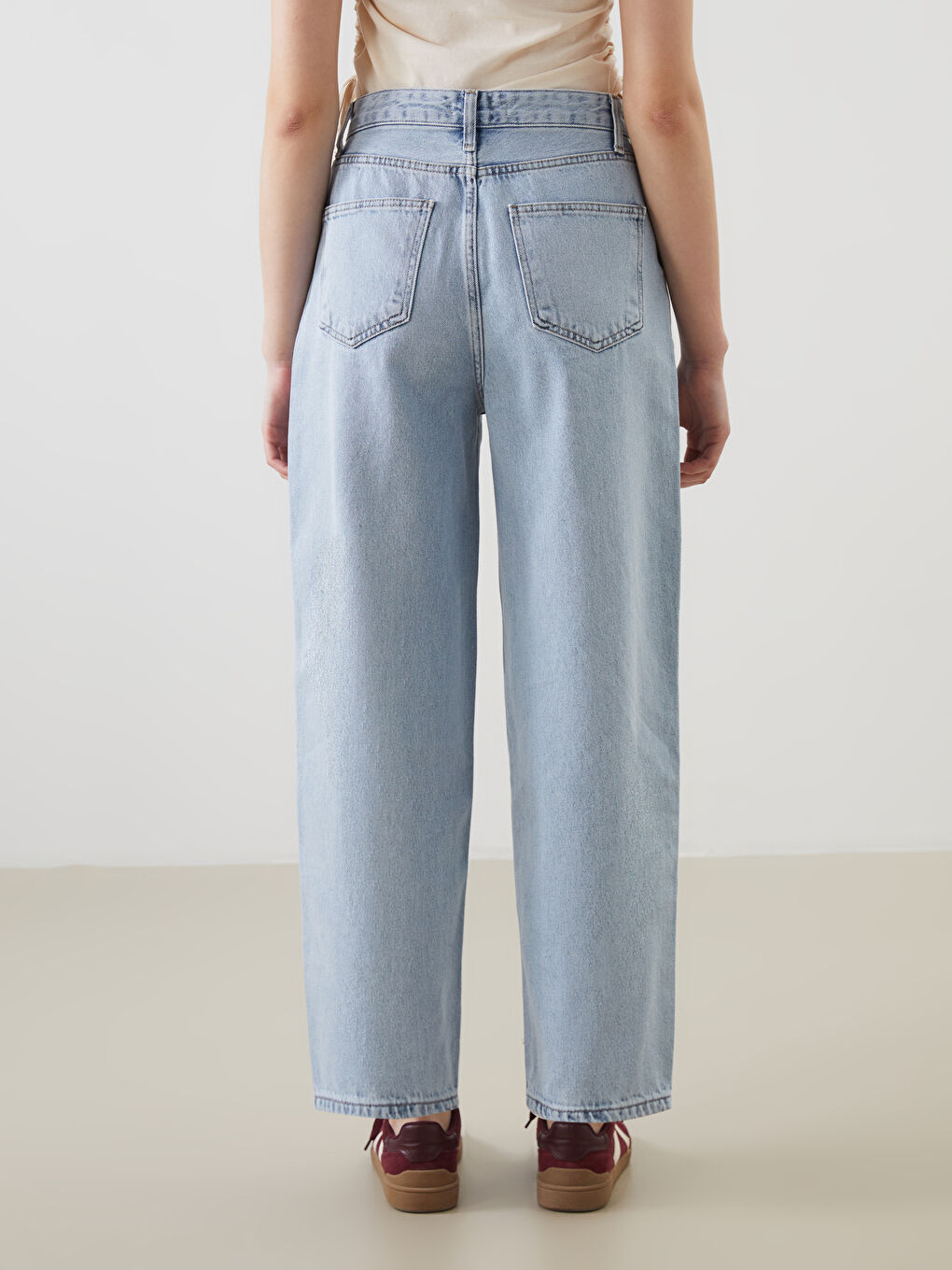 Mavi Baggy Fit Kadın Jean Pantolon-3