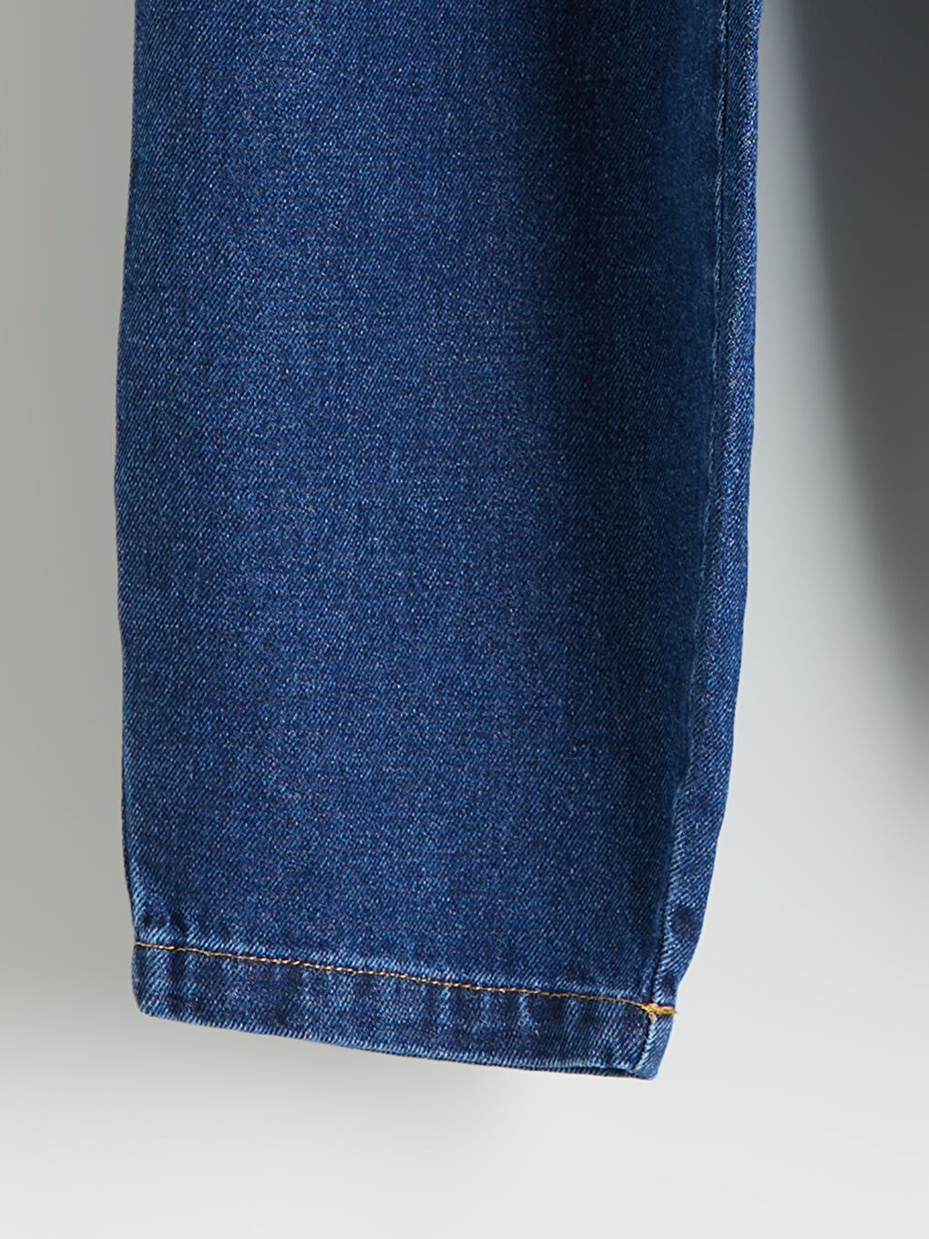 İndigo Beli Lastikli Basic Erkek Çocuk Jean Pantolon-1