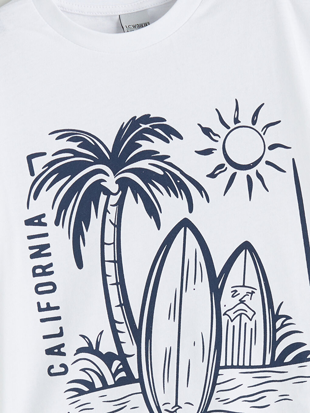 Crew Neck Boys' T-Shirt and Shorts-2