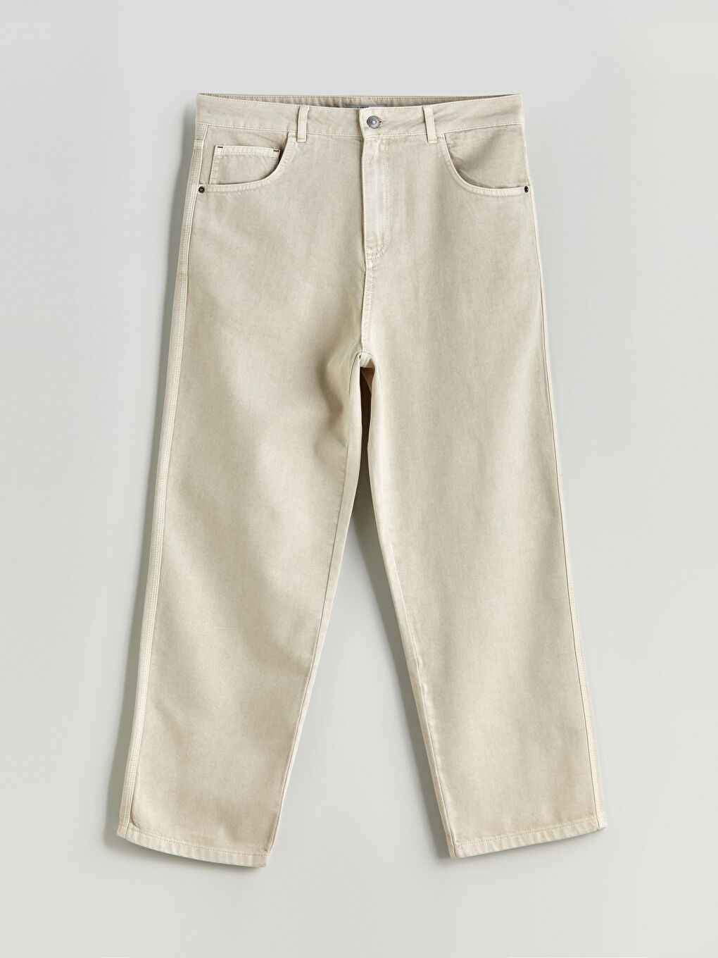 Standard Fit Twill Men's Trousers -S5OO59Z8-HZZ