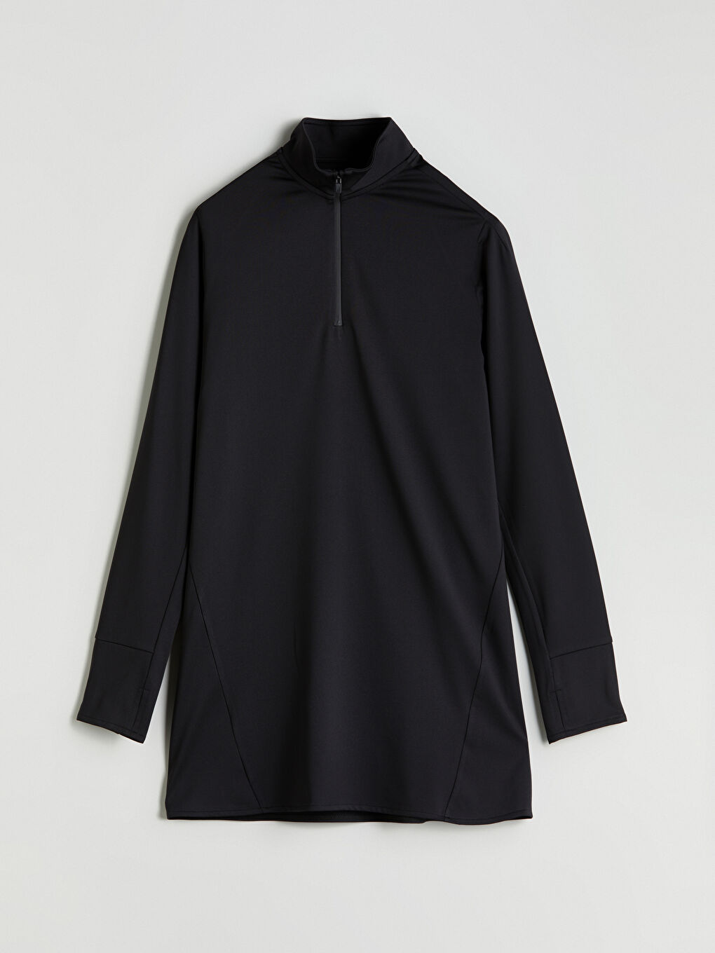 Siyah Dik Yaka Kadın Tunik-4