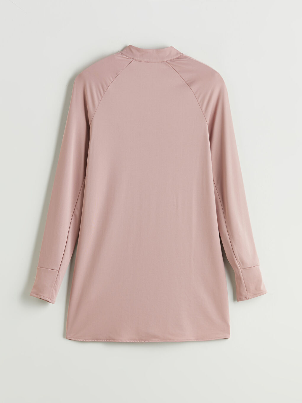 Pembe Dik Yaka Kadın Tunik-5