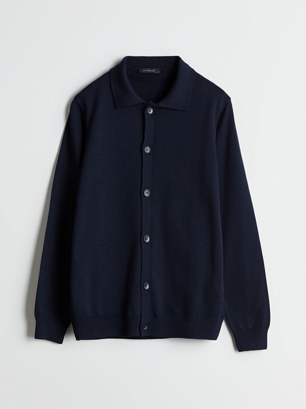 Standard Pattern Polo Collar Men's Knitwear Cardigan -S5OO81Z8-RFH